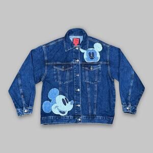 Disney x Forever 21 Mickey Mouse Denim Jacket – Women’s XL